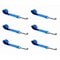 Tie 4 Safe 2" x 10' Lasso Strap w/ Mini J Hook for Towing Wrecker Trailer Tie Down Blue, 6PK TWS65-5210-J-BU-6 - alternate 1